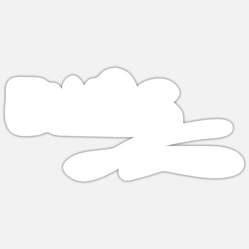 Elyas - Sticker taille S (10 x 10 cm) - blanc mat