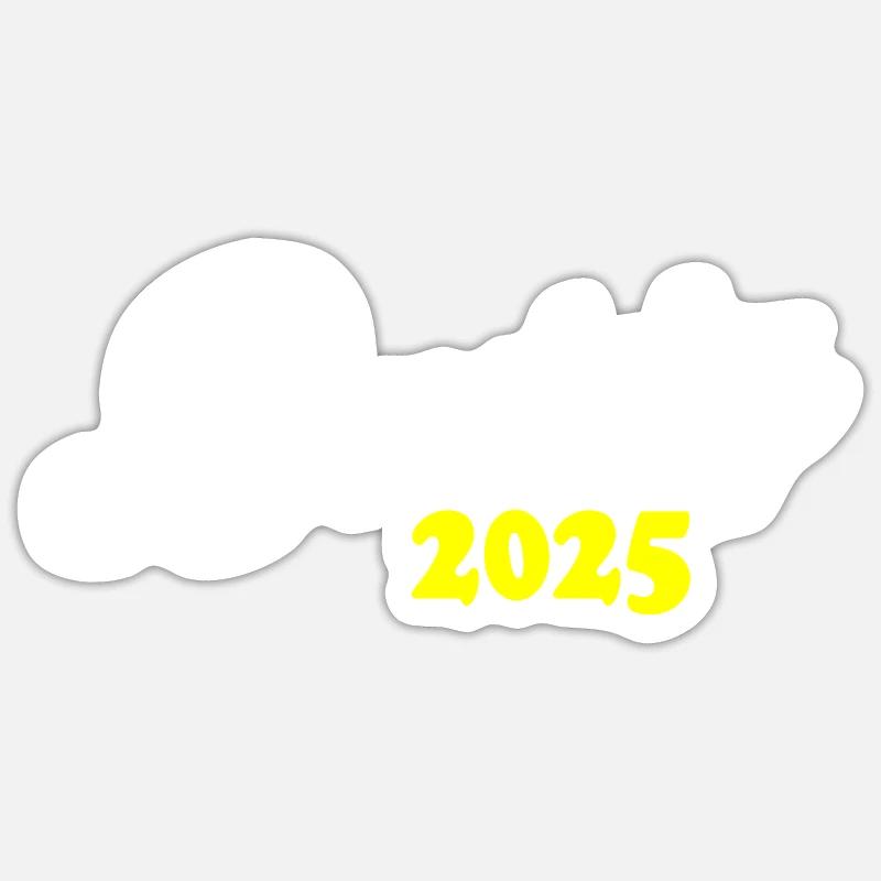 Daddy 2025 Sticker Größe S (10 x 10 cm)