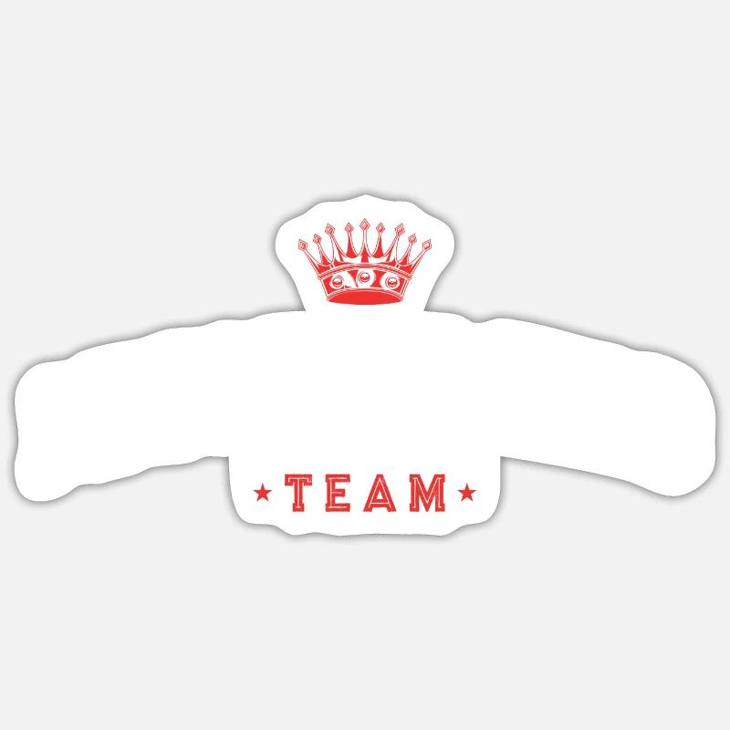 Kickboxing Team - Sticker Größe S (10 x 10 cm) - Mattweiß