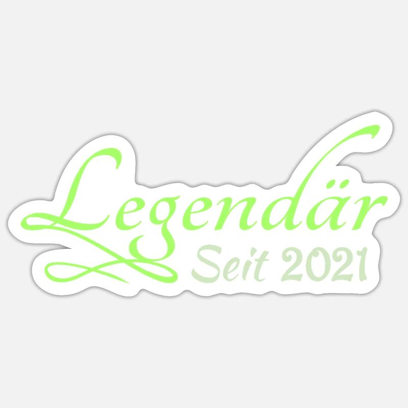 2021 - Sticker Größe S (10 x 10 cm) - Mattweiß