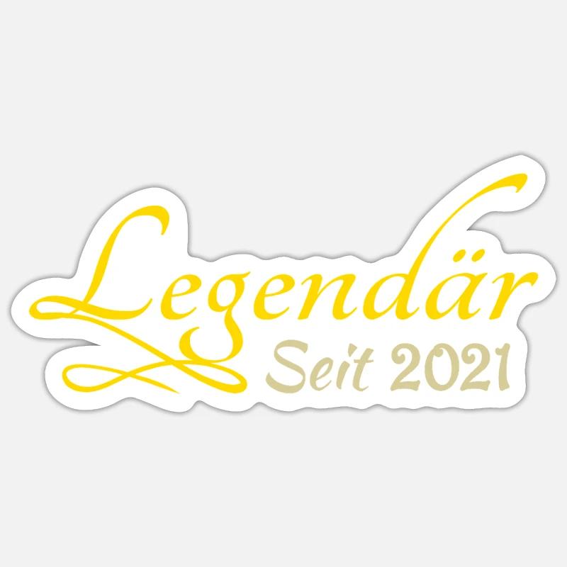 2021 - Sticker size S (10 x 10 cm) - white matte