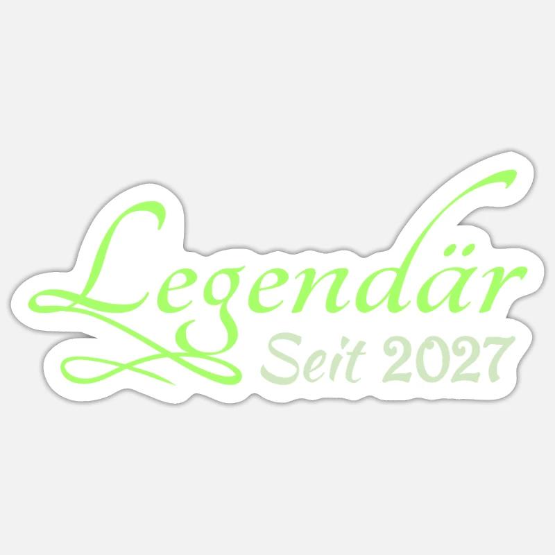2027 - Sticker taille S (10 x 10 cm) - blanc mat