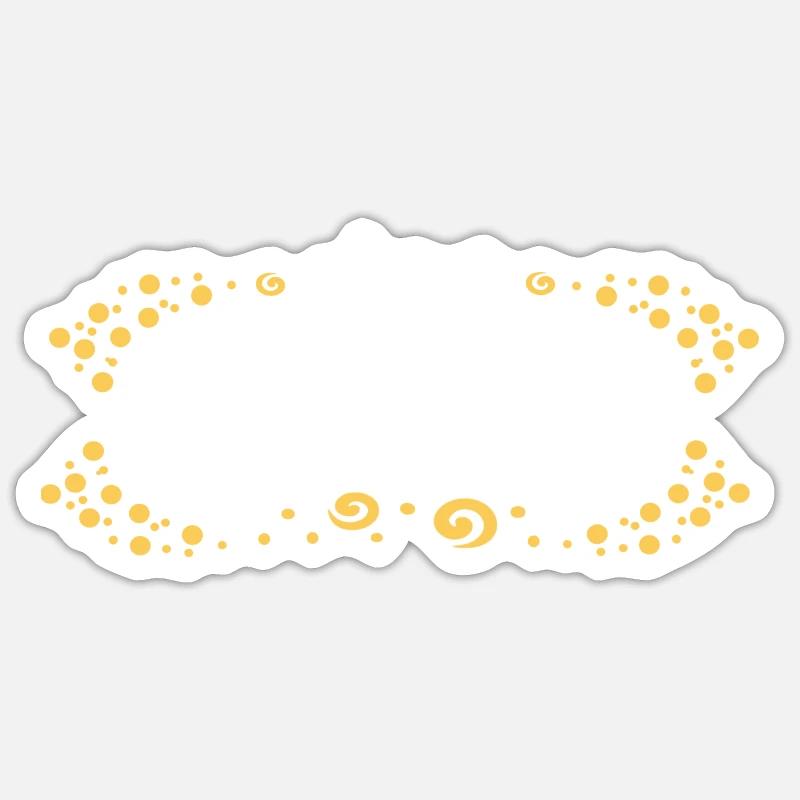 Ciao, Toscane - Sticker taille S (10 x 10 cm) - blanc mat