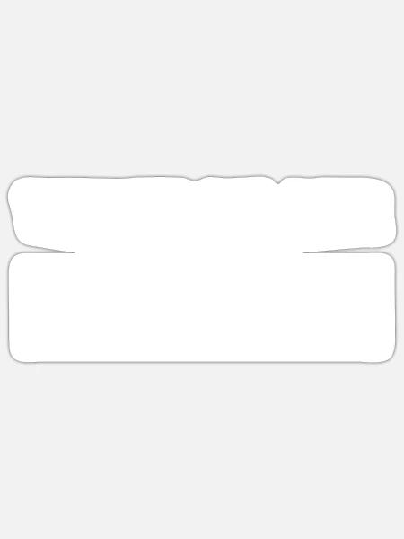 Lustig Rechtsanwalt - Sticker Größe S (10 x 10 cm) - Mattweiß