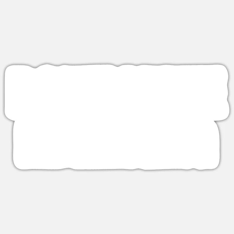 don't leave me hanging - Sticker size S (10 x 10 cm) - white matte