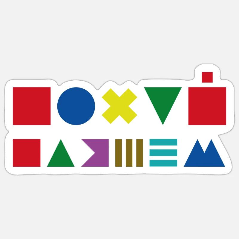 Похуй, пляшем Танцы по лезвию Не парься — танцуй Sticker size S (10 x 10 cm)