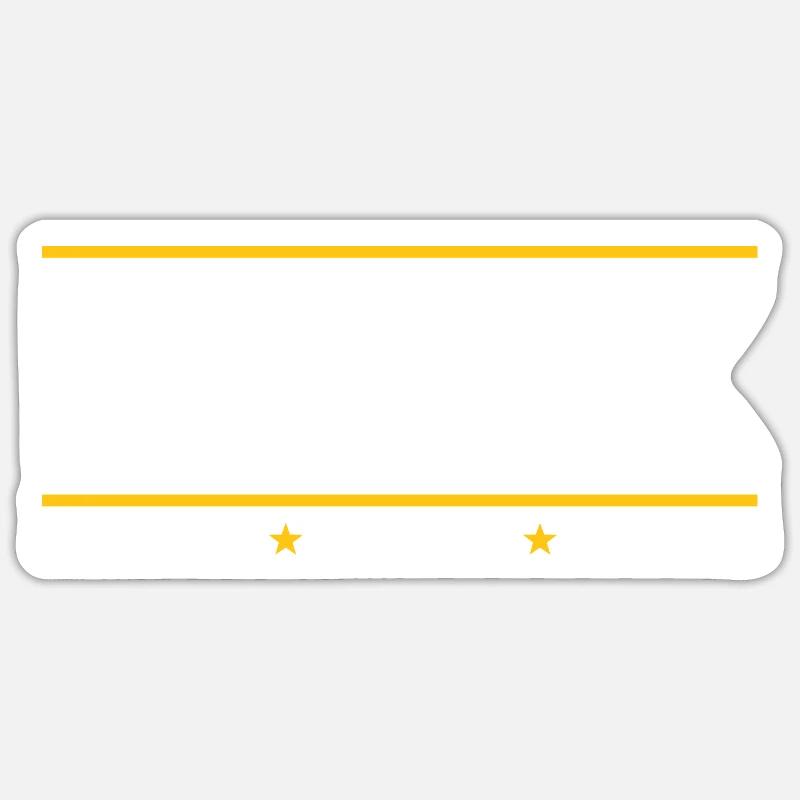 Frank - Sticker size S (10 x 10 cm) - white matte