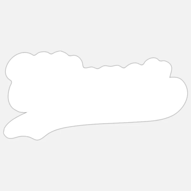 Gewinner - Sticker Größe S (10 x 10 cm) - Mattweiß