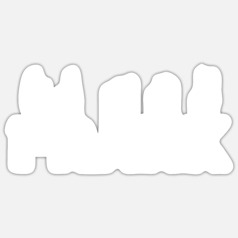 Gebärdensprache Frank Sticker Größe S (10 x 10 cm)