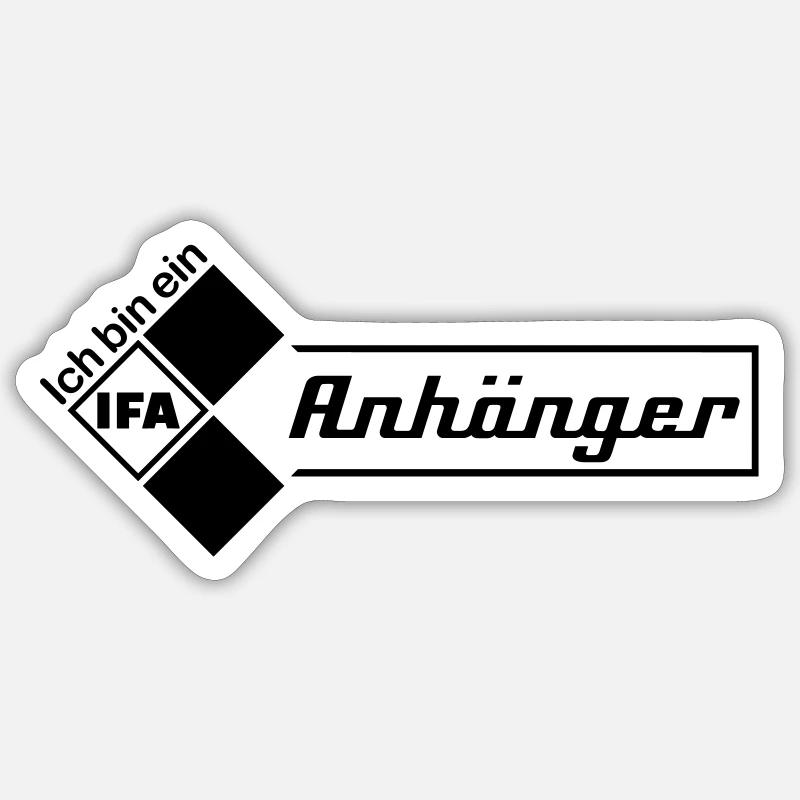 Ich bin ein IFA Anhänger Sticker Größe S (10 x 10 cm)