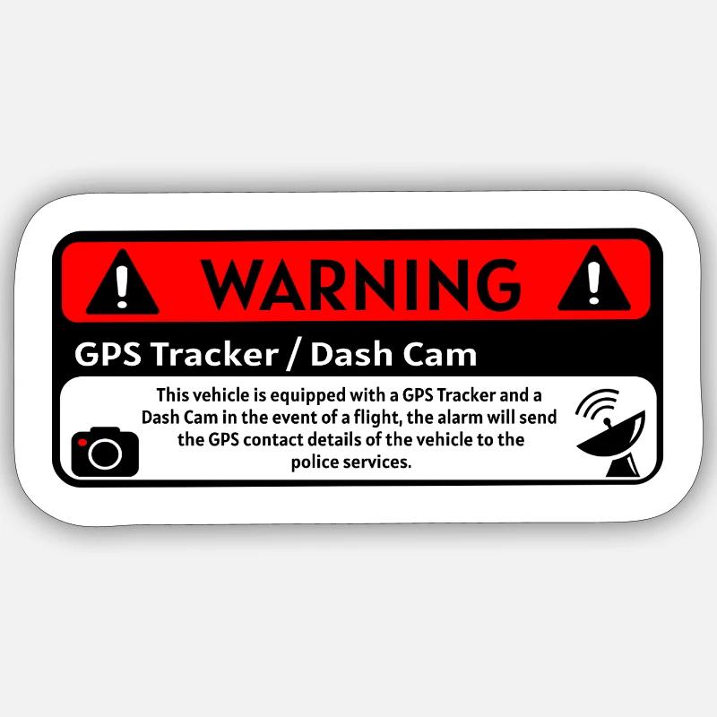 Dash Cam - Sticker size S (10 x 10 cm) - white matte