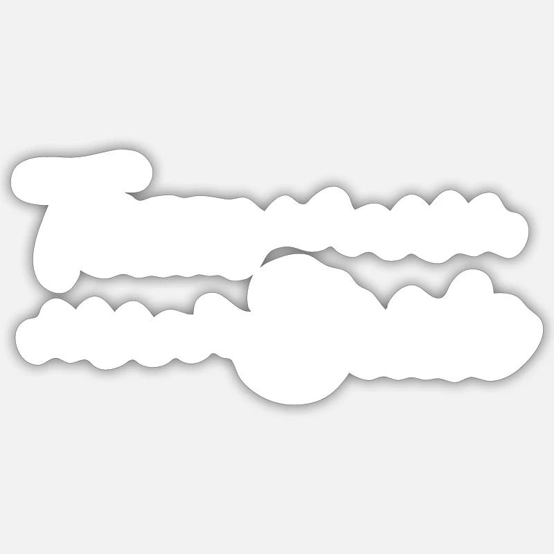 team bride - Sticker Größe S (10 x 10 cm) - Mattweiß