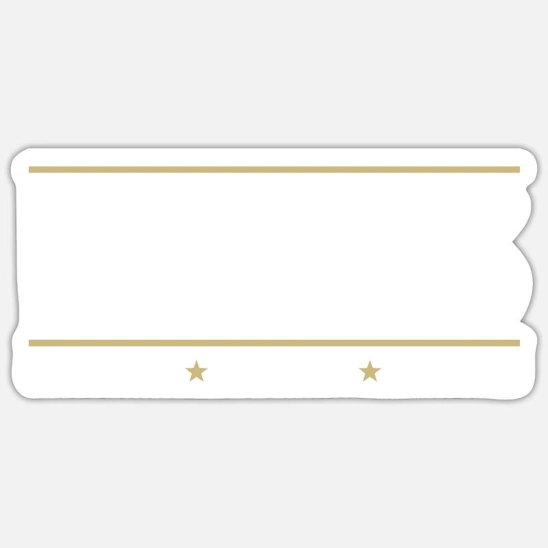 Klaus - Sticker taille S (10 x 10 cm) - blanc mat