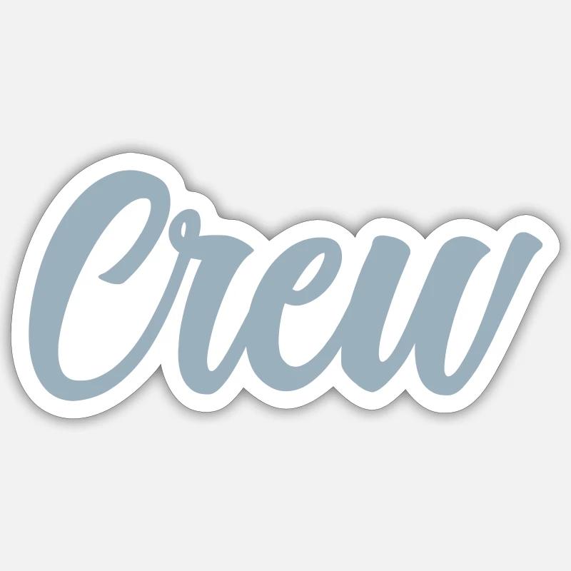 crew Sticker Größe S (10 x 10 cm)