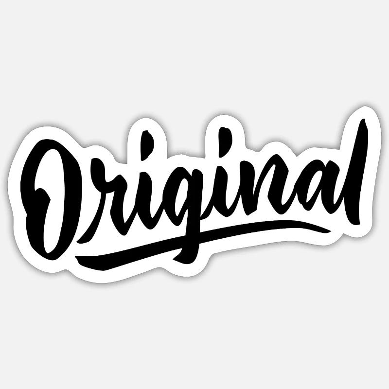 Langue source - Sticker taille S (10 x 10 cm) - blanc mat