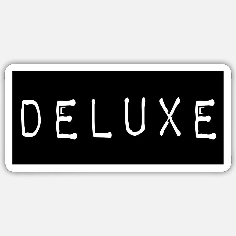 deluxe_2 - Sticker size S (10 x 10 cm) - white matte