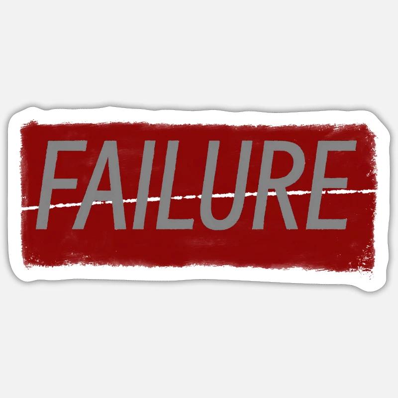 failure Sticker size S (10 x 10 cm)