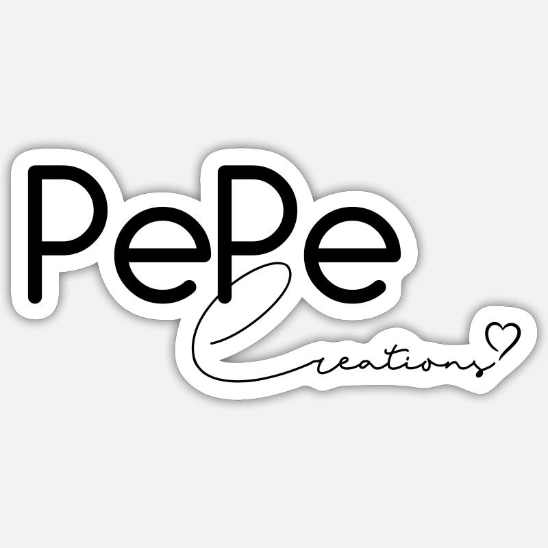 Pepe Creations - Sticker size S (10 x 10 cm) - white matte