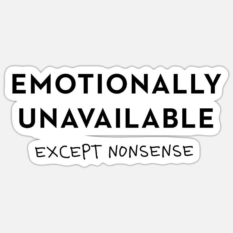 Exception : Faute de frappe absurde Sticker taille S (10 x 10 cm)