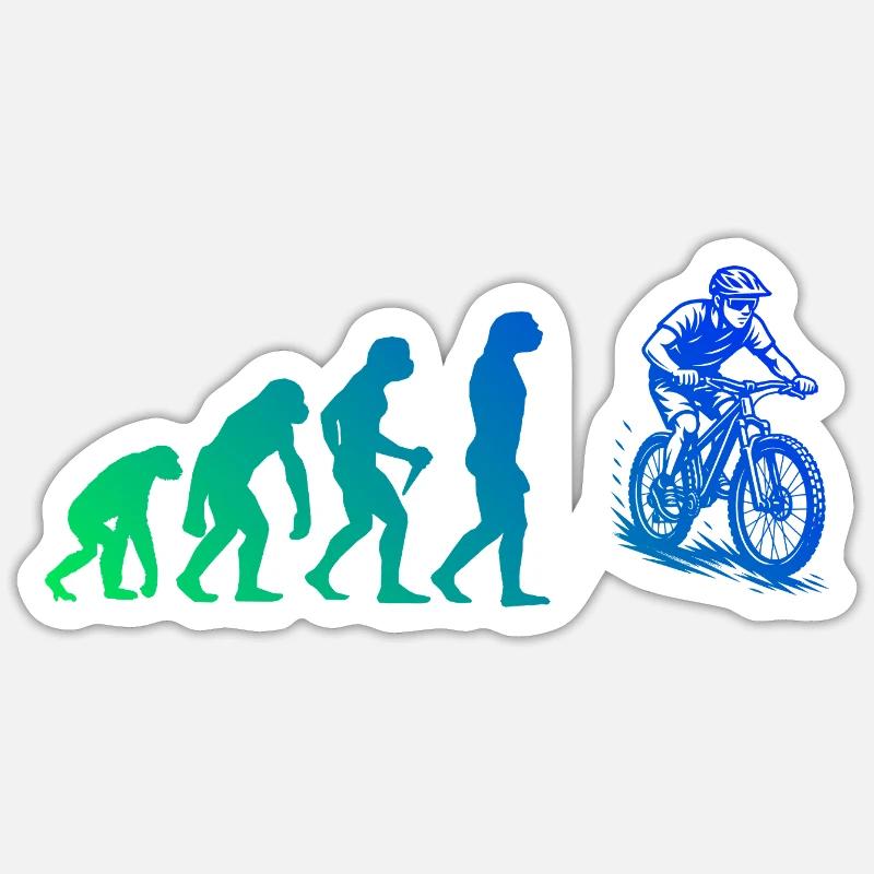 Super cadeau de VTT pour le VTT - Sticker taille S (10 x 10 cm) - blanc mat