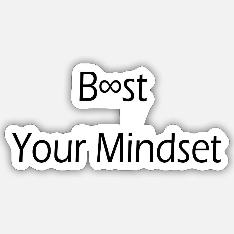 Boost your Mindset / Motivation/ Discipline/ Saying Sticker size S (10 x 10 cm)