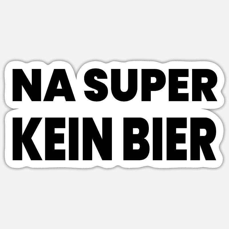 Beer - Sticker size S (10 x 10 cm) - white matte