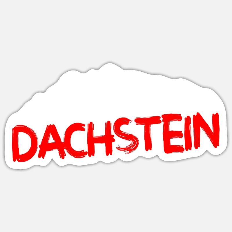 Dachstein Ramsau Austria Souvenir - Sticker size S (10 x 10 cm) - white matte