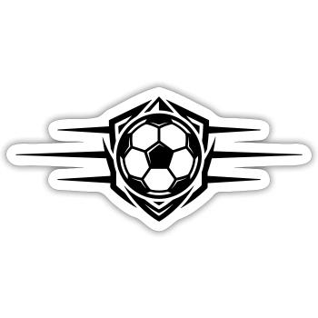 Soccer Icon - Sticker size S (10 x 10 cm) - white matte - Front