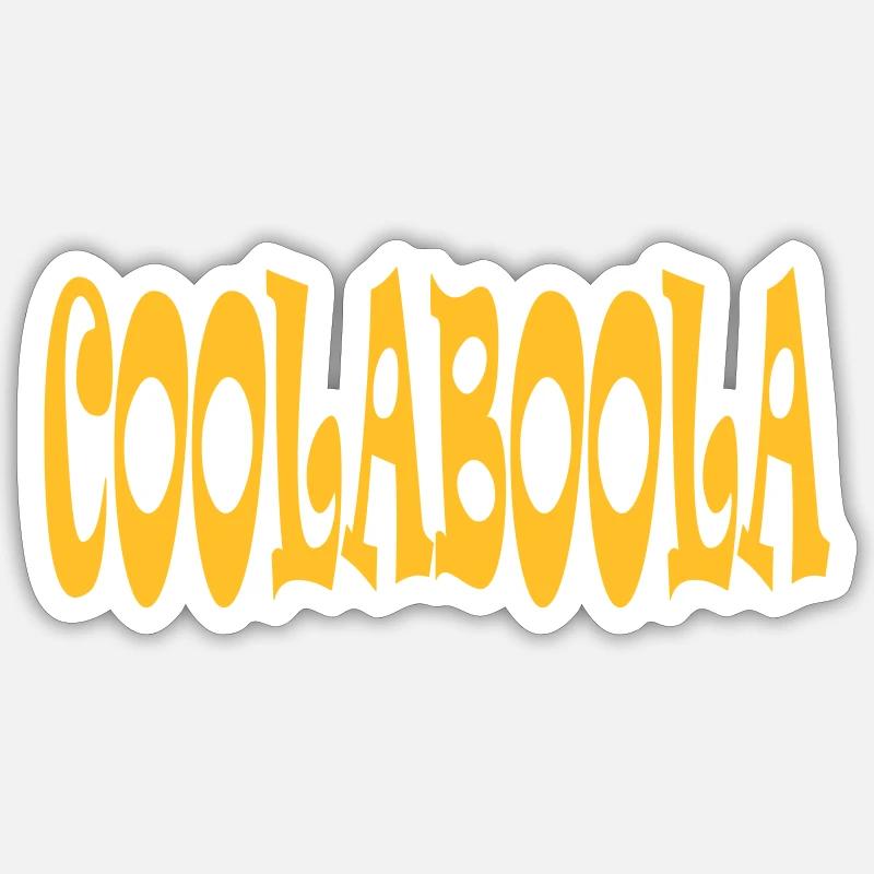 COOLABOOLA - Sticker Größe S (10 x 10 cm) - Mattweiß