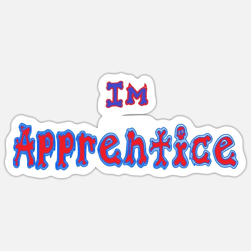 I-m_Apprentice - Sticker size S (10 x 10 cm) - white matte