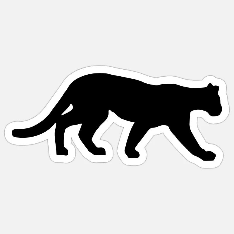 Panthère Sticker taille S (10 x 10 cm)