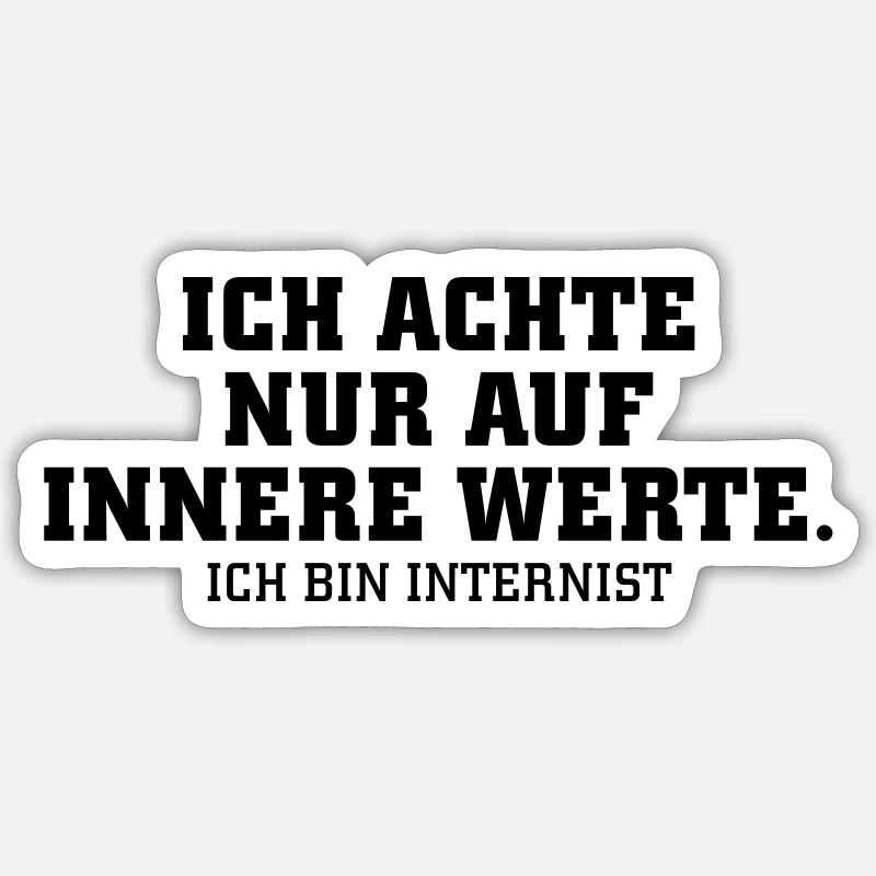 Internist Sticker Größe S (10 x 10 cm)