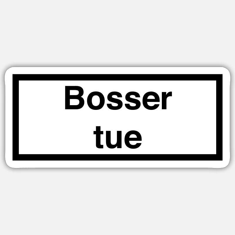 Work kills :) Sticker size S (10 x 10 cm)