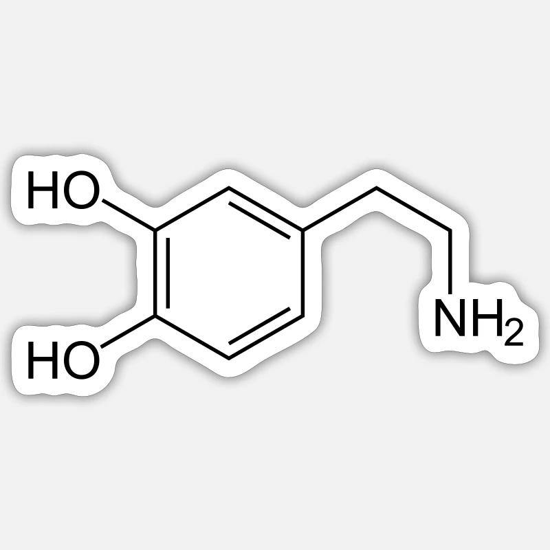 Dopamine dopamine Sticker size S (10 x 10 cm)