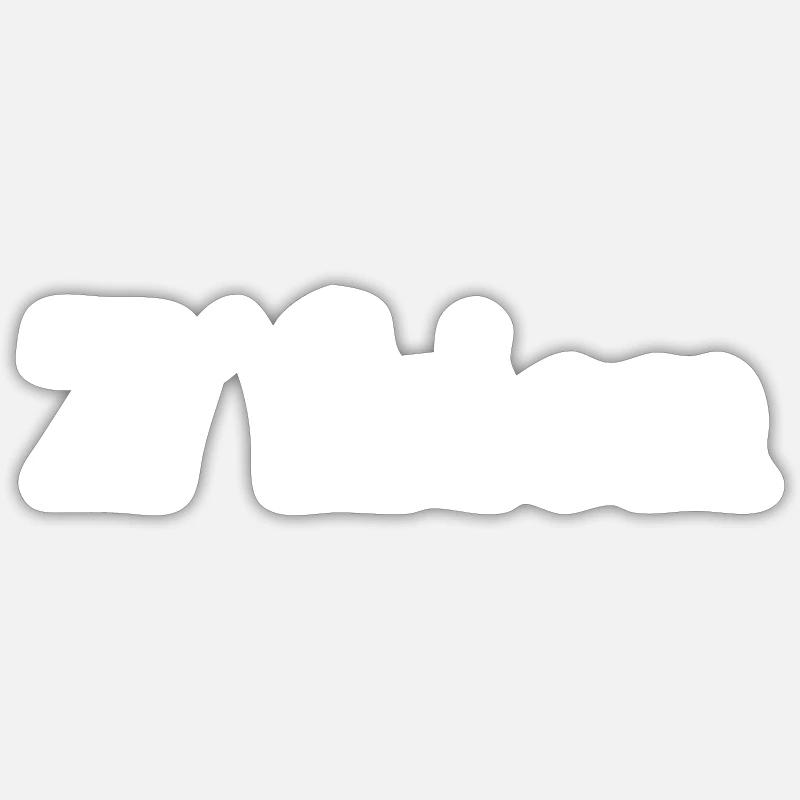 Satisfaction Z'frien - Sticker size S (10 x 10 cm) - white matte