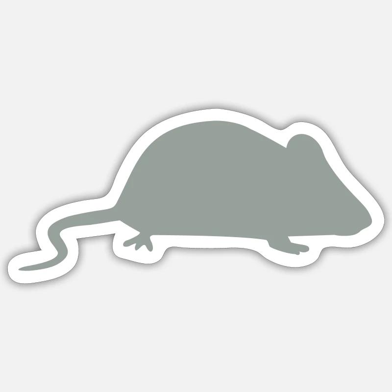 Mouse Sticker size S (10 x 10 cm)