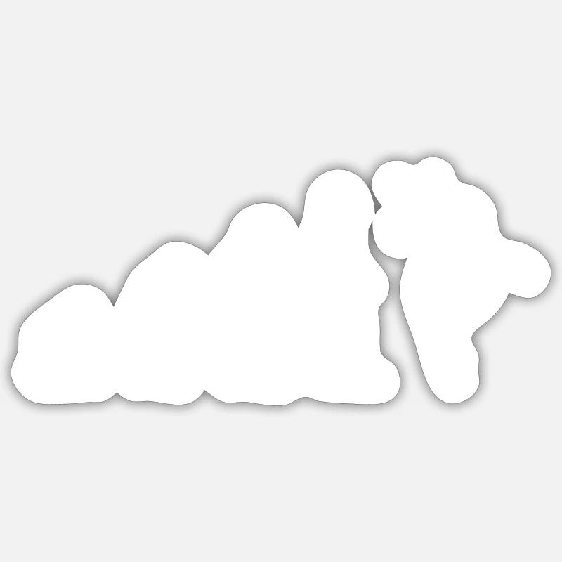 Evolution Ballet Danseuse Sticker taille S (10 x 10 cm)