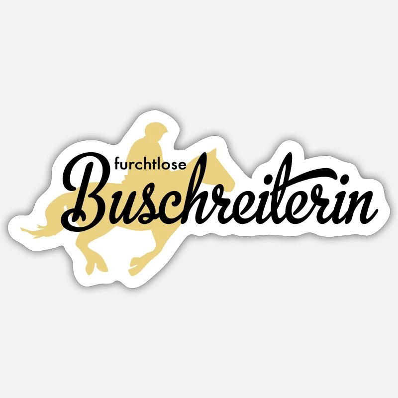 monter à cheval Sticker taille S (10 x 10 cm)