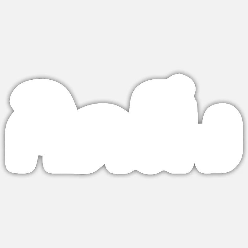 Ich vermisse dich - Thai Sprache - Sticker Größe S (10 x 10 cm) - Mattweiß