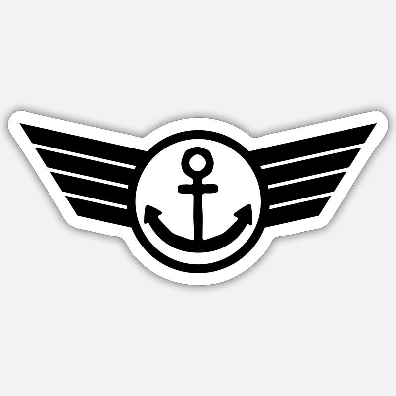 Anchor Logo Sticker taille S (10 x 10 cm)