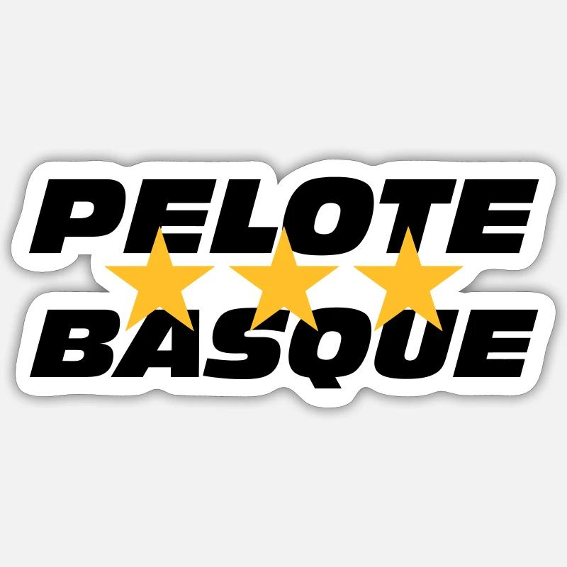 Basque pelota Sticker size S (10 x 10 cm)