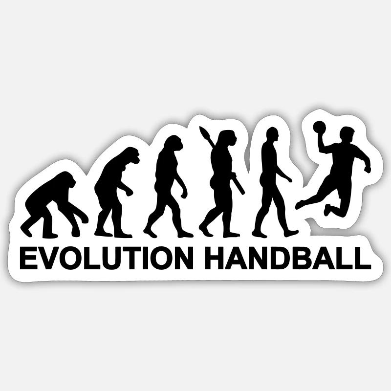Evolution Handball Sticker Größe S (10 x 10 cm)