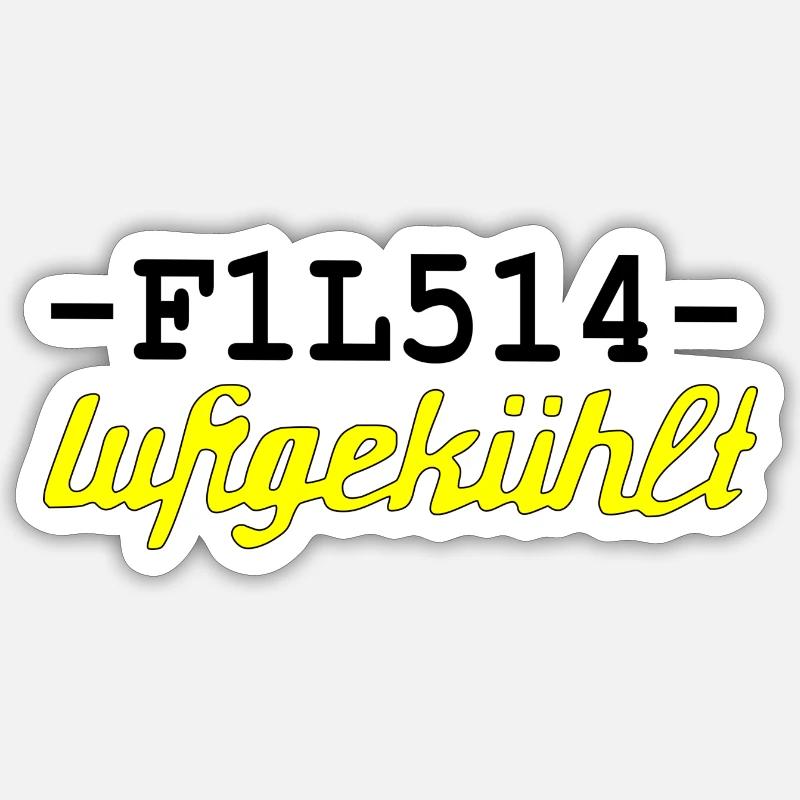F1L514 Sticker Größe S (10 x 10 cm)