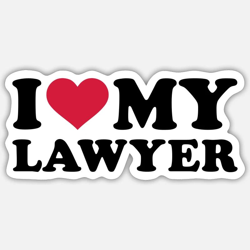 Anwalt Sticker Größe S (10 x 10 cm)