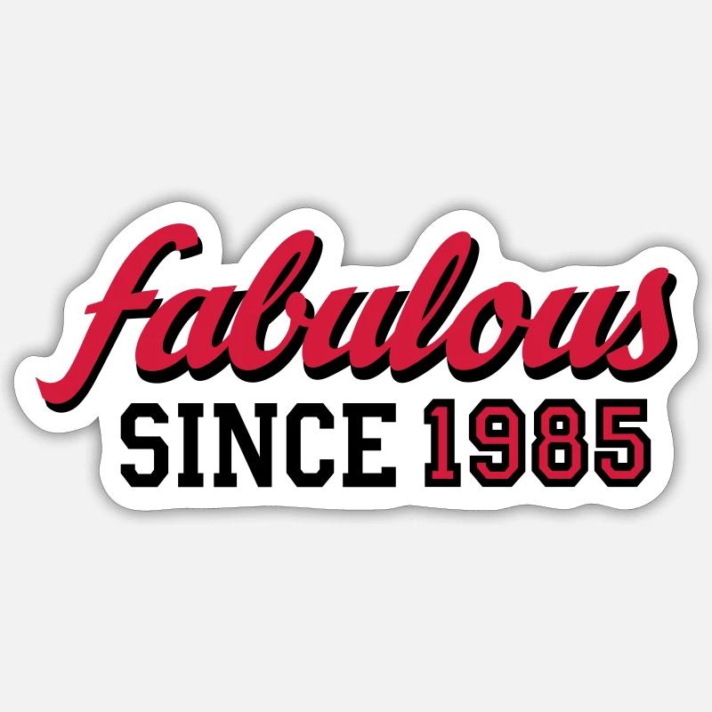 1985 Sticker size S (10 x 10 cm)