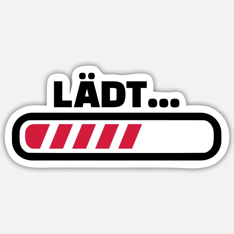 Loading lädt Sticker Größe S (10 x 10 cm)