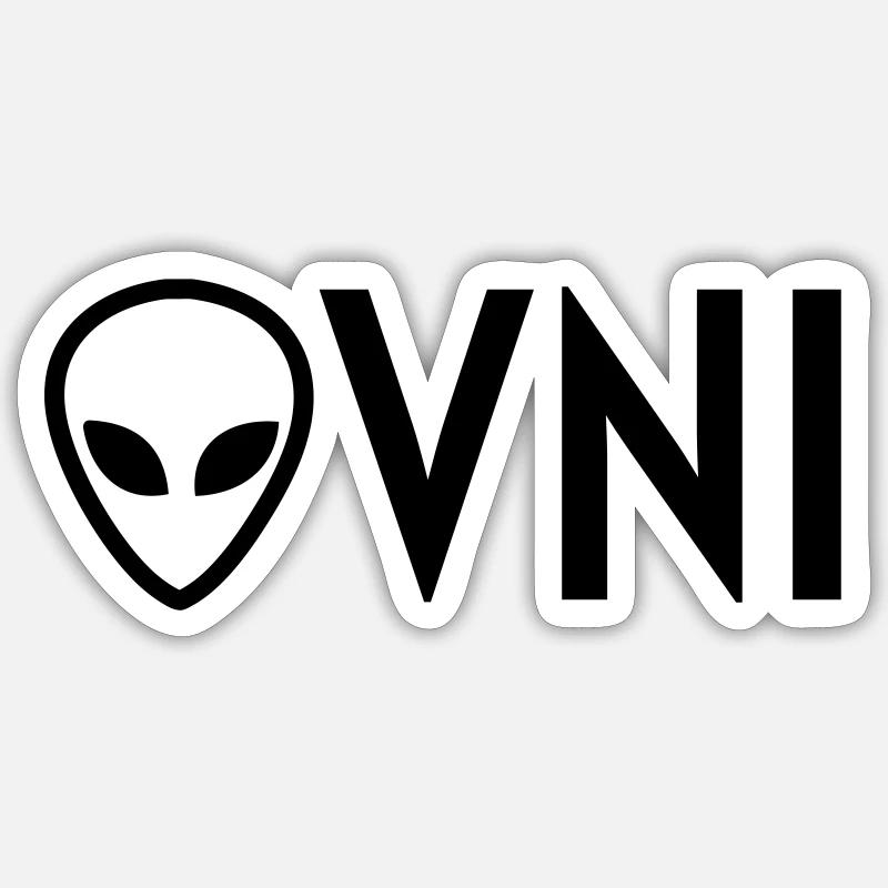 Ufo Alien Raum außerirdisches Aussenseiter Sticker Größe S (10 x 10 cm)