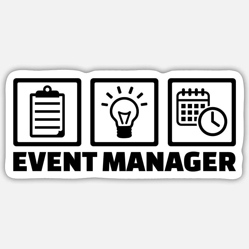 Event Manager Sticker size S (10 x 10 cm)