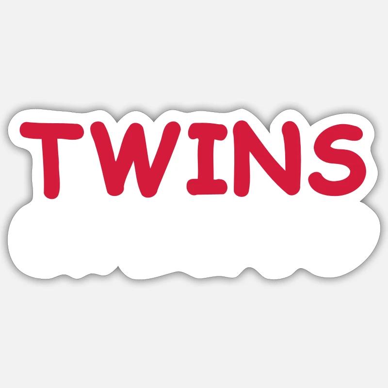 Twins Sticker size S (10 x 10 cm)