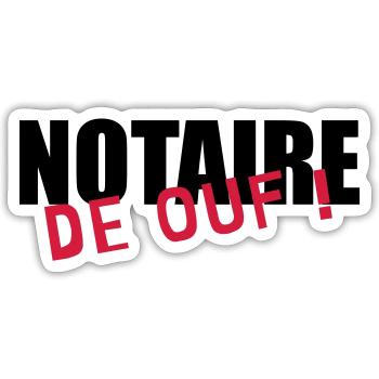 Notary Notar Notare Notaire Justice Law Loi - Sticker size S (10 x 10 cm) - white matte - Front